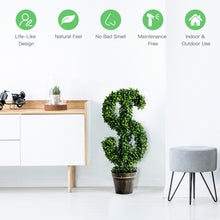Load image into Gallery viewer, 24 Inch Artificial Boxwood Topiary Faux Decorative Indoor Outdoor Tree