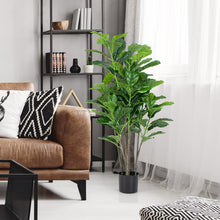 Load image into Gallery viewer, 51 Inches 2-Pack Artificial Fiddle Leaf Fig Tree for Indoor and Outdoor