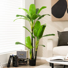 Load image into Gallery viewer, 5 Feet Artificial Tree with 18 Large Leaves