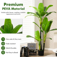 Load image into Gallery viewer, 5 Feet Artificial Tree with 18 Large Leaves