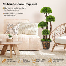 Load image into Gallery viewer, 3 Feet Decorative Artificial Cedar Topiary Tree with Rattan Trunk