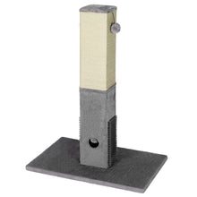 Load image into Gallery viewer, 31 inch Tall Cat Scratching Post Claw Scratcher with Sisal Rope and 2 plush Ball-Gray
