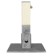 Load image into Gallery viewer, 31 inch Tall Cat Scratching Post Claw Scratcher with Sisal Rope and 2 plush Ball-Gray