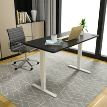 Load image into Gallery viewer, 58" x 28" Universal Tabletop for Standard and Standing Desk Frame-Black