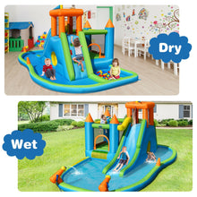 Load image into Gallery viewer, Inflatable Water Slide Kids Bounce House Splash Water Pool with Blower