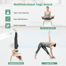 Load image into Gallery viewer, Yoga Headstand Bench Thick Pad for Relieve Fatigue and Body Building