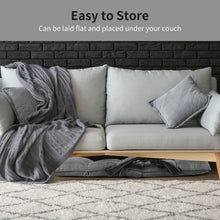 Load image into Gallery viewer, 14-Position Floor Chair Lazy Sofa with Adjustable Back Headrest Waist-Gray