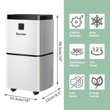 Load image into Gallery viewer, 24 Pints 1500 Sq. Ft Dehumidifier for Medium to Large Room with Indicator