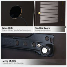 Load image into Gallery viewer, TV Stand Media Console with Drawers Cabinets-Brown