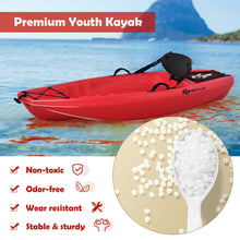 Load image into Gallery viewer, 6ft Youth Kids Kayak with Bonus Paddle and Folding Backrest for Kid Over 5-Red