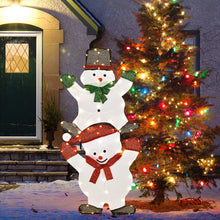 Load image into Gallery viewer, 54 Inch Snowman Xmas Decorations with UL Certified Plug