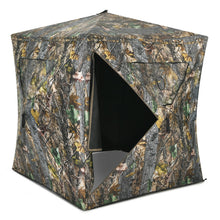 Load image into Gallery viewer, 3 Person Portable Hunting Blind Pop-Up Ground Tent with Gun Ports and Carrying Bag