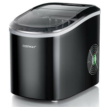 Load image into Gallery viewer, 2.2 L Portable Ice Cube Maker with Bullet Shaped Ice Cube-Black