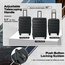 Load image into Gallery viewer, 3 Piece Luggage Set with TSA Lock