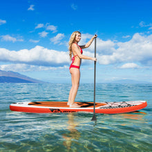 Load image into Gallery viewer, 10.5 Feet Inflatable Stand Up Paddle Board with Carrying Bag and Aluminum Paddle-M