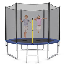 Load image into Gallery viewer, 8/10/12/14/15/16Feet Outdoor Trampoline Bounce Combo with Safety Closure Net Ladder-10 ft