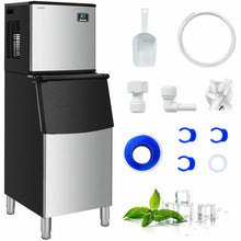 Load image into Gallery viewer, 353LBS/24H Split Commercial Ice Maker with 198 LBS Storage Bin