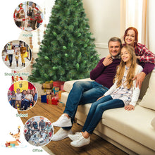 Load image into Gallery viewer, 6 Feet Unlit Hinged PVC Artificial Christmas Tree with 649 Tips and Metal Stand