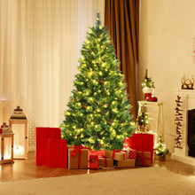 Load image into Gallery viewer, 6 Feet Pre-Lit Christmas Spruce Tree with 790 Tips and 350 Lights
