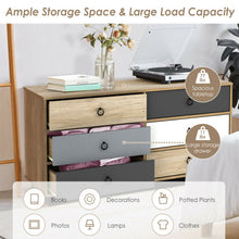 Load image into Gallery viewer, 6 Drawer Double Dresser Accent Storage Tower for Bedroom Hallway Entryway