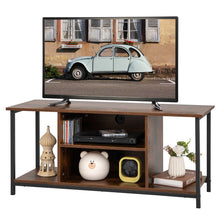 Load image into Gallery viewer, Mid-Century TV stand Media Console Table with Adjustable Shelf