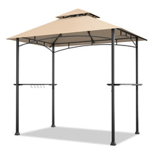 Load image into Gallery viewer, 8 x 5 Feet 2-Tier BBQ Grill Gazebo Barbecue Canopy