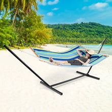 Load image into Gallery viewer, Patio Hammock Foldable Portable Swing Chair Bed with Detachable Pillow