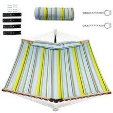 Load image into Gallery viewer, Patio Hammock Foldable Portable Swing Chair Bed with Detachable Pillow