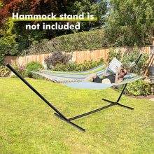 Load image into Gallery viewer, Patio Hammock Foldable Portable Swing Chair Bed with Detachable Pillow