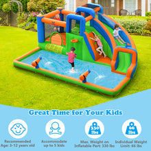 Load image into Gallery viewer, Inflatable Water Slide with Dual Climbing Walls and Blower Excluded