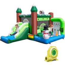 Load image into Gallery viewer, Inflatable Christmas Bouncy House with 735w Blower
