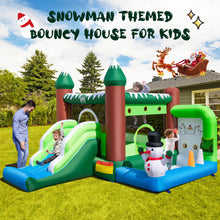 Load image into Gallery viewer, Inflatable Christmas Bouncy House with 735w Blower