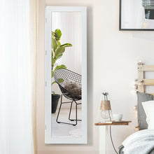 Load image into Gallery viewer, Door and Wall Mounted Armoire Jewelry Cabinet with Full-Length Mirror
