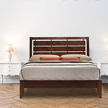 Load image into Gallery viewer, Home Furniture Bed Frame with Platform Wood Slats Tall Headboard-King Size