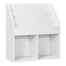 Load image into Gallery viewer, Kids Wooden Bookshelf Bookcase Children Toy Storage Cabinet Organizer White