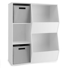 Load image into Gallery viewer, Kids Toy Storage Cabinet Shelf Organizer-White