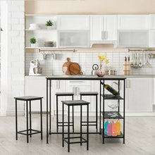 Load image into Gallery viewer, Set of 4 Bar Stools 24 Inch Counter Height Backless with Metal Frame