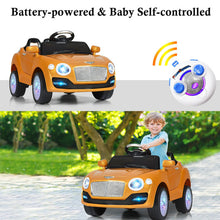 Load image into Gallery viewer, 6V Kids Ride on Car RC Remote Control with MP3-Golden