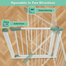 Load image into Gallery viewer, 30-32.5 Inch Wide Safety Gate with 30 Inch Scientific Height for Baby and Pet-White