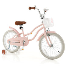 Load image into Gallery viewer, Children Bicycle with Front Handbrake and Rear Coaster Brake-Pink