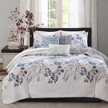 Load image into Gallery viewer, Madison Park Luna 6 Piece Quilted Coverlet Set -Full/Queen MP13-2120 By Olliix