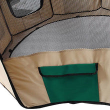 Load image into Gallery viewer, 60"Pet Dog Kennel Fence Puppy Soft Playpen Exercise Folding Crate W/Bag Zip-GN