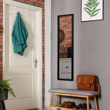 Load image into Gallery viewer, Full Length Wall Mounted Mirror with PS Frame and Explosion-proof Film-Black