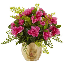 Load image into Gallery viewer, Azalea and Maiden Hair with Planter