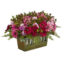 Load image into Gallery viewer, Daisy Artificial Arrangement in Decorative Planter