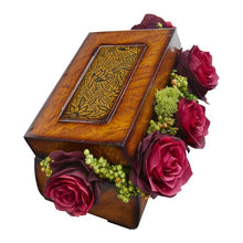 Load image into Gallery viewer, Roses Artificial Arrangement in Decorative Chest
