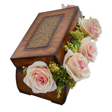 Load image into Gallery viewer, Roses Artificial Arrangement in Decorative Chest
