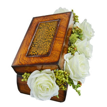 Load image into Gallery viewer, Roses Artificial Arrangement in Decorative Chest