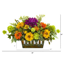 Load image into Gallery viewer, 26" Mixed Floral Arrangement