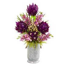 Load image into Gallery viewer, 43" Mixed Floral and Orchid Artificial Arrangement